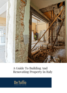 Just complete and submit the simple form below to subscribe to news and updates from us and we’ll send you your FREE copy of our Guide To Building and Renovating Property In Italy.